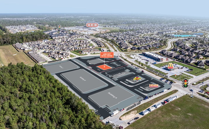 Pictures of Retail property located at NWQ Woodland Hills Dr & Greens Rd, Humble, TX 77346 for lease - image #1