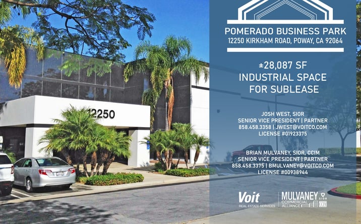 Pictures of Industrial property located at 12250 Kirkham Road, Poway, CA 92064 for lease - image #1