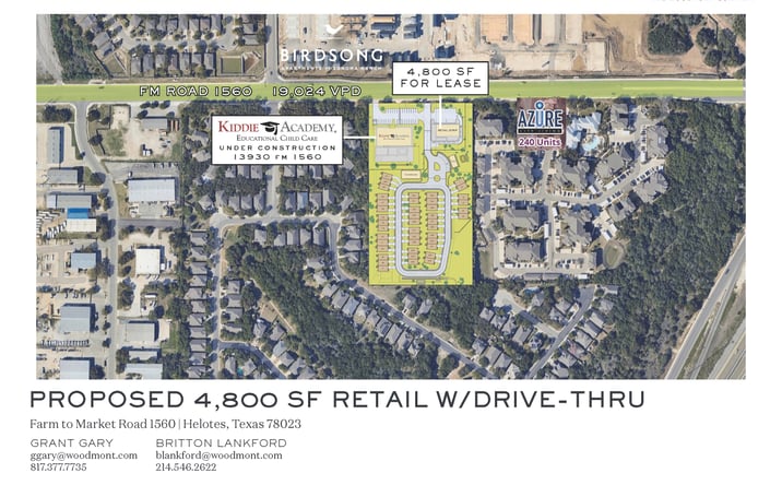 Pictures of Retail, Restaurant property located at Farm to Market Road 1560, Helotes, TX 78023 for lease - image #1
