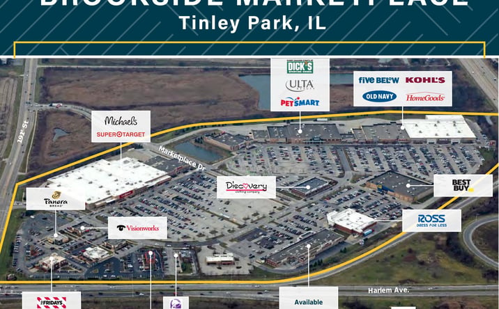 Pictures of Retail property located at NWC 191st St & Harlem Ave, Tinley Park, IL 60477 for lease - image #1