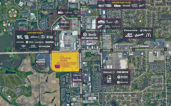 Pictures of Retail property located at Swc 159th St & La Grange Rd, Orland Park, IL 60467 for lease - image #1