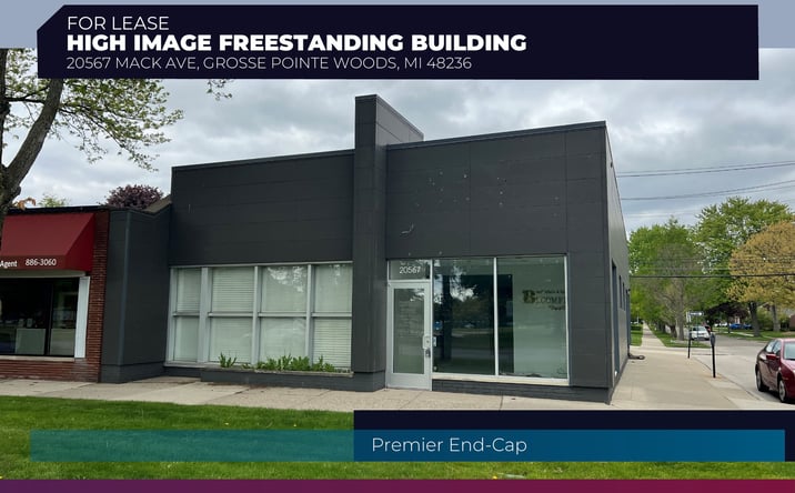 Pictures of Retail property located at 20567 Mack Ave, Grosse Pointe Woods, MI 48236 for lease - image #1