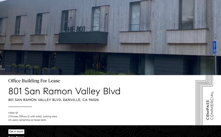 Pictures of Office property located at 801 San Ramon Valley Blvd, Danville, CA 94526 for lease - image #1