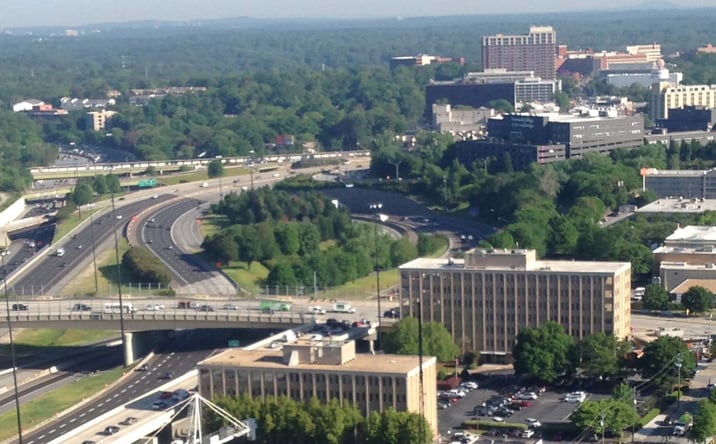 Pictures of Office property located at 1330 and 1350 Spring Street NW, Atlanta, GA 30309 for lease - image #1