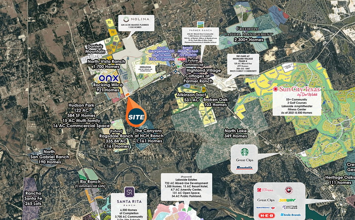 Pictures of Office, Land property located at NWC Ronald Reagan Blvd. & Wild Way, Georgetown, TX 78633 for lease - image #1