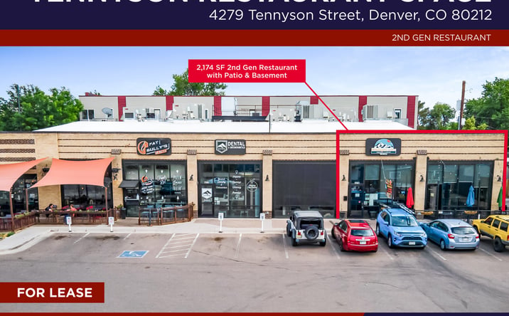Pictures of Restaurant property located at 4279 Tennyson Street, Denver, CO 80212 for lease - image #1