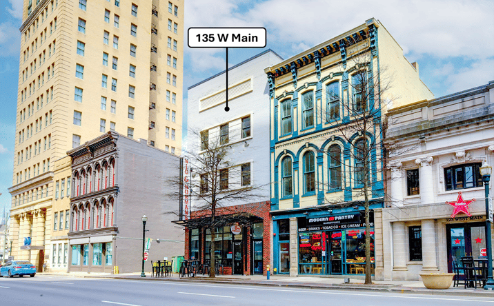 Pictures of Retail, Office property located at 135 W Main Street, Lexington, KY 40507 for lease - image #1