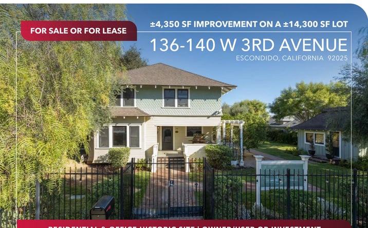 Pictures of Office property located at 140 W 3rd Ave, Escondido, CA 92025 for lease - image #1