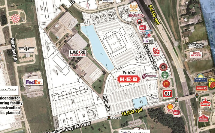 Pictures of Retail property located at NEC FM 1417 & South Carolina Drive, Sherman, TX 75090 for lease - image #1