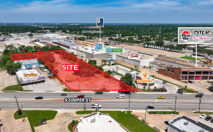 Pictures of Land property located at 2412 S Cooper St, Arlington, TX 76015 for lease - image #1
