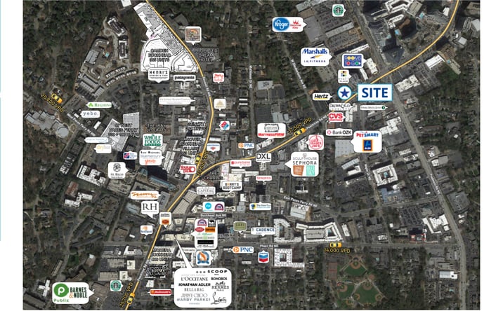 Pictures of Retail property located at 3224 Peachtree Road NE, Atlanta, GA 30305 for lease - image #1