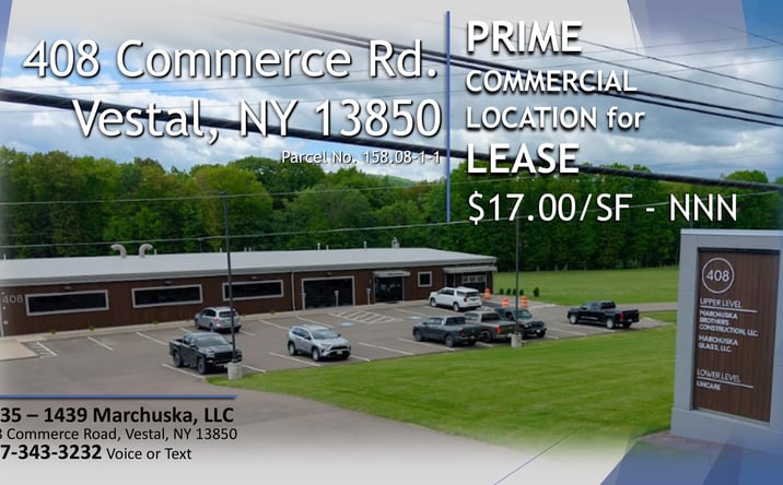 Pictures of Office property located at 408 Commerce Road, Vestal, NY 13850 for lease - image #1