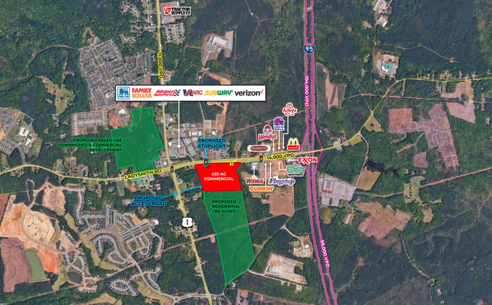 Pictures of Retail, Land property located at Ladysmith Road, Ruther Glen, VA 22546 for lease - image #1