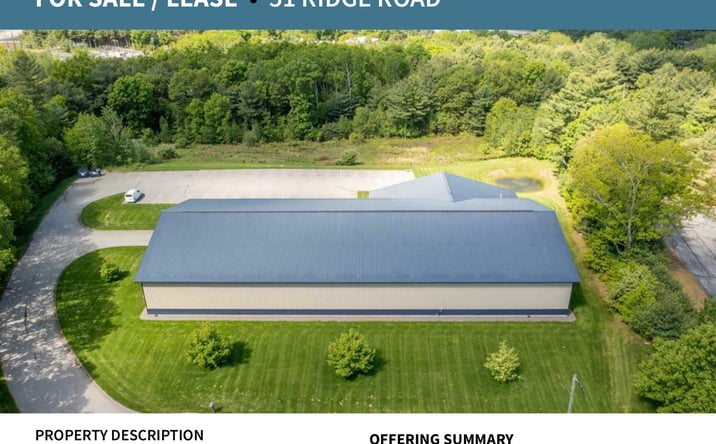 Pictures of Industrial property located at 51 Ridge Road, Putnam, CT 06260 for lease - image #1