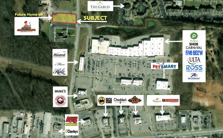 Pictures of Office, Retail property located at 100 Walnut Commons, Cookeville, TN 38501 for lease - image #1