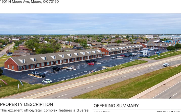Pictures of Office, Retail property located at 1901 N Moore Ave, Moore, OK 73160 for lease - image #1