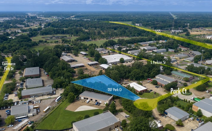 Pictures of Office, Industrial property located at 207 Park Court, Ridgeland, MS 39157 for lease - image #1