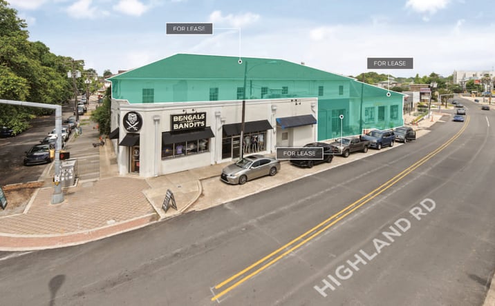 Pictures of Retail property located at 3338 - 3340 Highland Rd, Baton Rouge, LA 70802 for lease - image #1