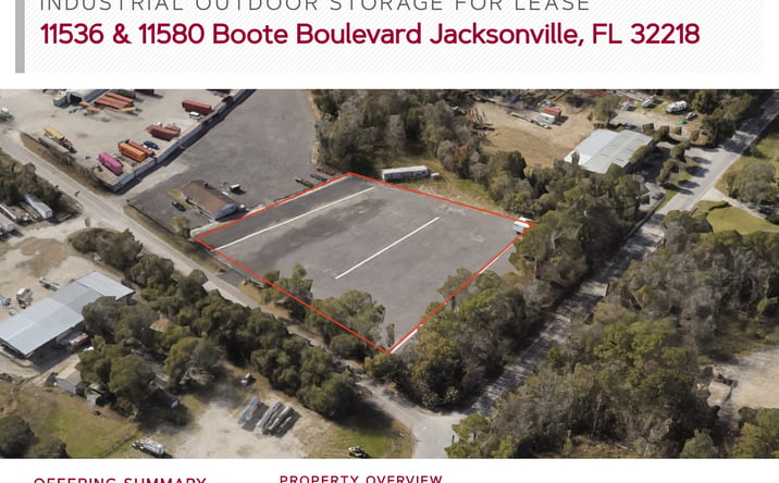 Pictures of Industrial, Land property located at 11536 & 11580 Boote Boulevard, Jacksonville, FL 32218 for lease - image #1