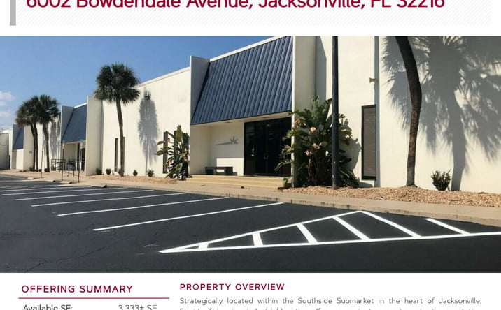 Pictures of Industrial property located at 6002 Bowdendale Avenue, Jacksonville, FL 32216 for lease - image #1