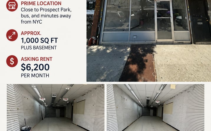 Pictures of Retail property located at 209 Church Ave, Brooklyn, NY 11218 for lease - image #1