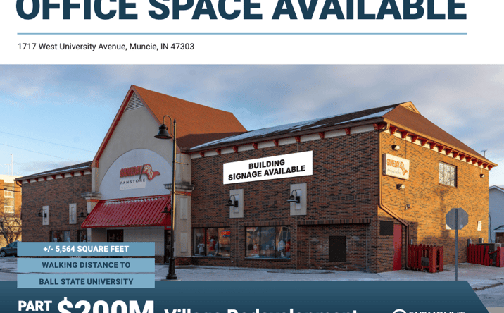 Pictures of Office property located at 1717 West University Avenue, Muncie, IN 47303 for lease - image #1