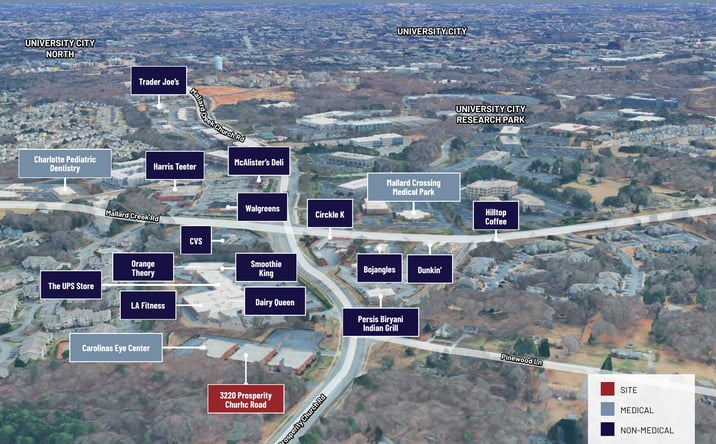 Pictures of Office property located at 3220 Prosperity Church Road, Charlotte, NC 28262-9786 for lease - image #1