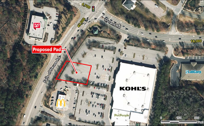 Pictures of Retail property located at 9600 Falls of Neuse Rd, Raleigh, NC 27615 for lease - image #1