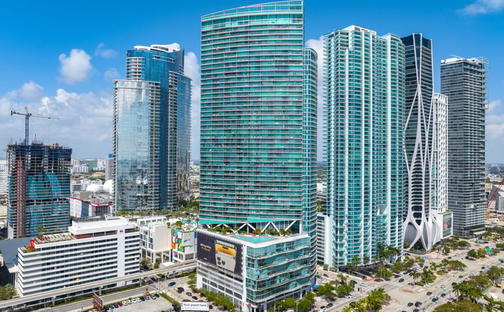 Pictures of Retail, Office property located at 888 Biscayne Boulevard, Miami, FL 33132 for lease - image #1