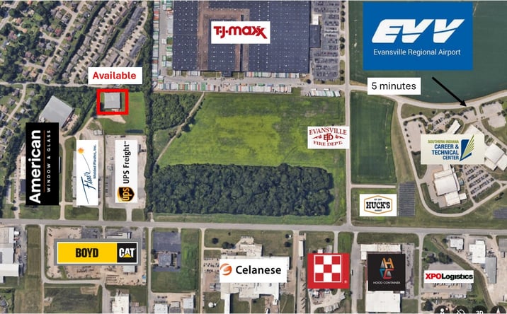 Pictures of Industrial property located at 2501 Lynch Road, Evansville, IN 47711 for lease - image #1