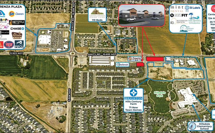 Pictures of Retail, Office, Restaurant property located at 4836 South Tavistock Avenue, Meridian, ID 83642 for lease - image #1