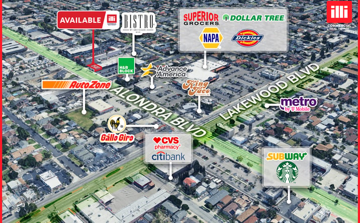Pictures of Restaurant property located at 9118 Alondra Boulevard, Bellflower, CA 90706 for lease - image #1