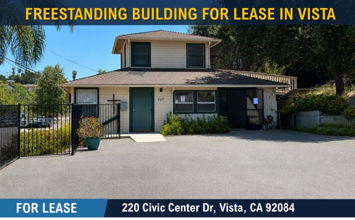Pictures of Office, Retail property located at 220 Civic Center Dr, Vista, CA 92084 for lease - image #1