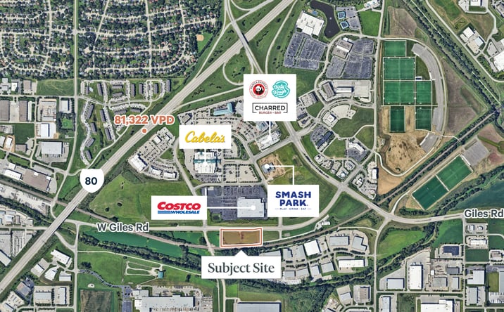 Pictures of Retail property located at 12529 West Giles Road, La Vista, NE 68128 for lease - image #1
