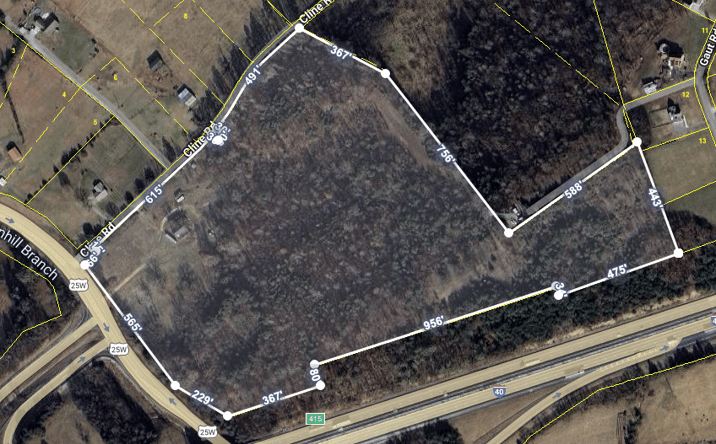 Pictures of Land property located at Corner Cline Rd & Highway 25W, Dandridge, TN 37725 for lease - image #1