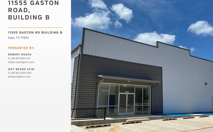 Pictures of Industrial property located at 11555 Gaston Rd Bldg B, Katy, TX 77494 for lease - image #1