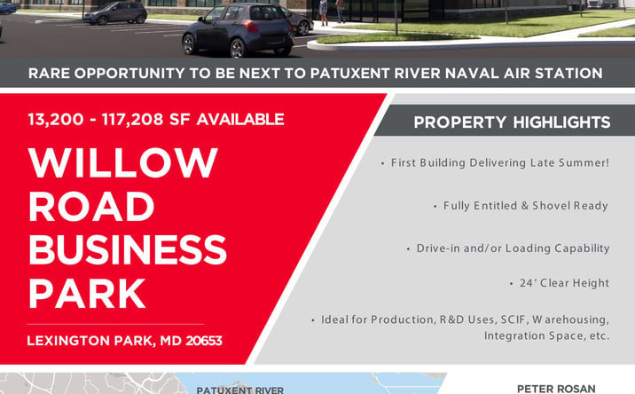 Pictures of Office, Industrial property located at Willow Road Business Park, Lexington Park, MD 20653 for lease - image #1