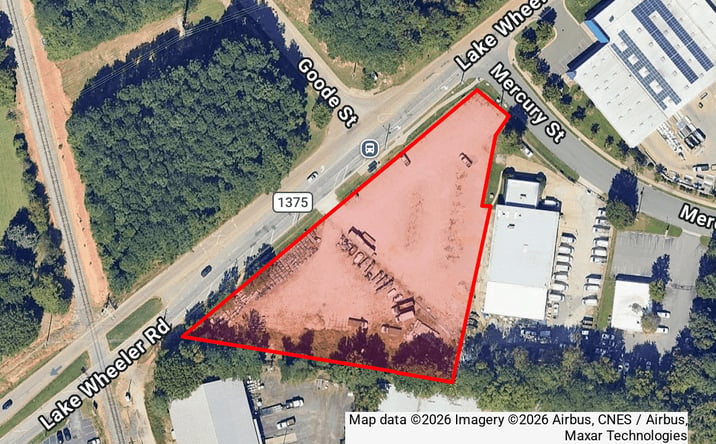 Pictures of Land property located at 1519 Lake Wheeler Road, Raleigh, NC 27603-6488 for lease - image #1