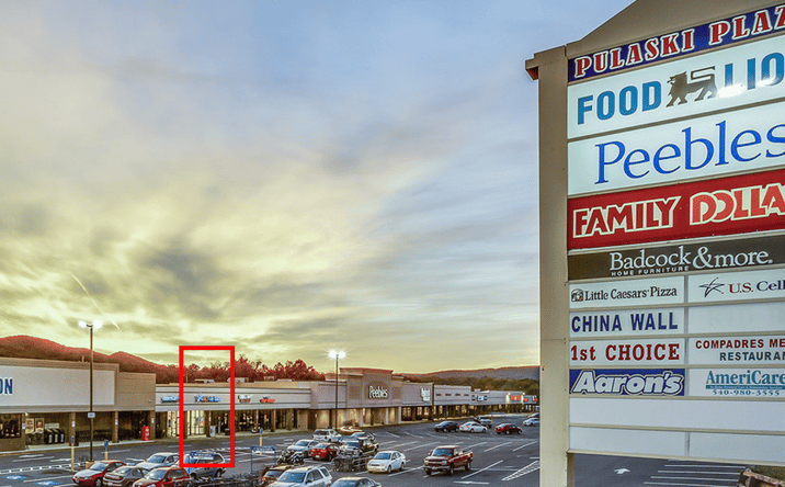 Pictures of Retail property located at 1200 East Main Street, Pulaski, VA 24301 for lease - image #1