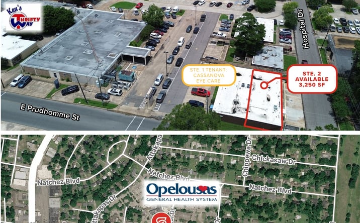 Pictures of Office property located at 1110 AC Terrance Blvd STE 2, Opelousas, LA 70570 for lease - image #1