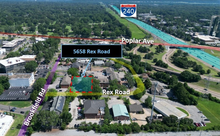 Pictures of Office property located at 5658 S REX RD, MEMPHIS, TN 38119 for lease - image #1
