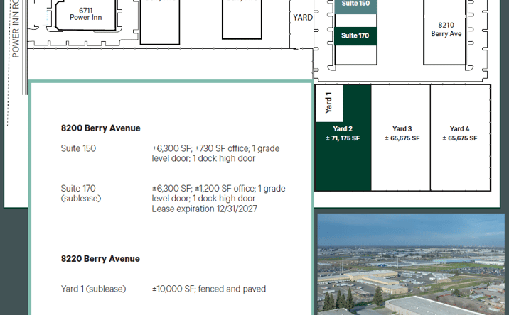Pictures of Retail, Industrial property located at 8210 Berry Avenue, Sacramento, CA 95828 for lease - image #1