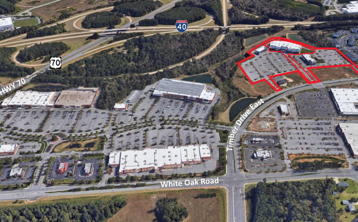 Pictures of Retail property located at 1215 Timber Drive East, Garner, NC 27529 for lease - image #1
