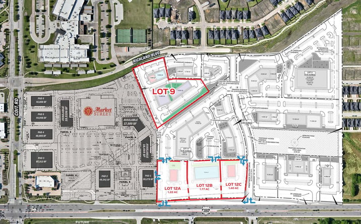 Pictures of Retail, Land property located at US Highway 380 & Coit Rd, Prosper, TX 75078 for lease - image #1
