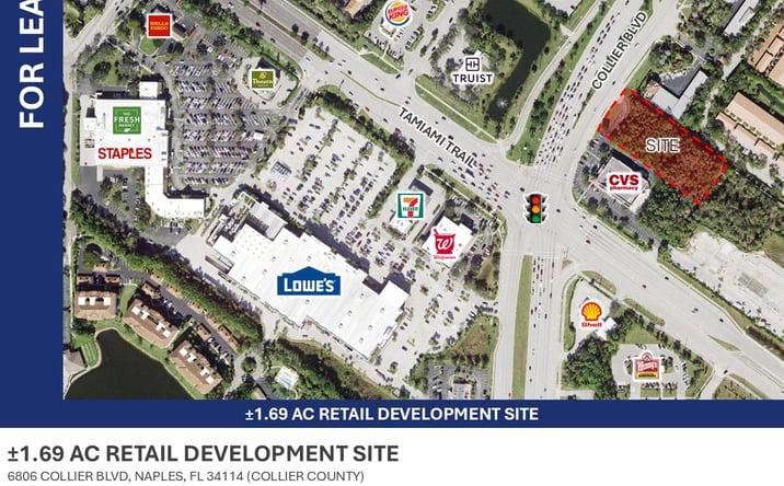 Pictures of Retail, Land property located at 6806 Collier Blvd, Naples, FL 34114 for lease - image #1