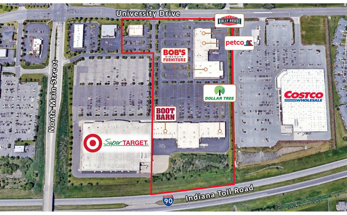 Pictures of Retail property located at 307 E University Dr, Granger, IN 46530 for lease - image #1