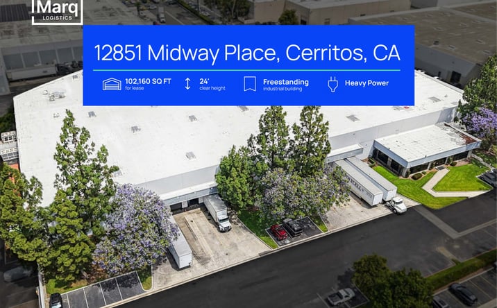 Pictures of Industrial property located at 12851 Midway Place, Cerritos, CA 90703 for lease - image #1