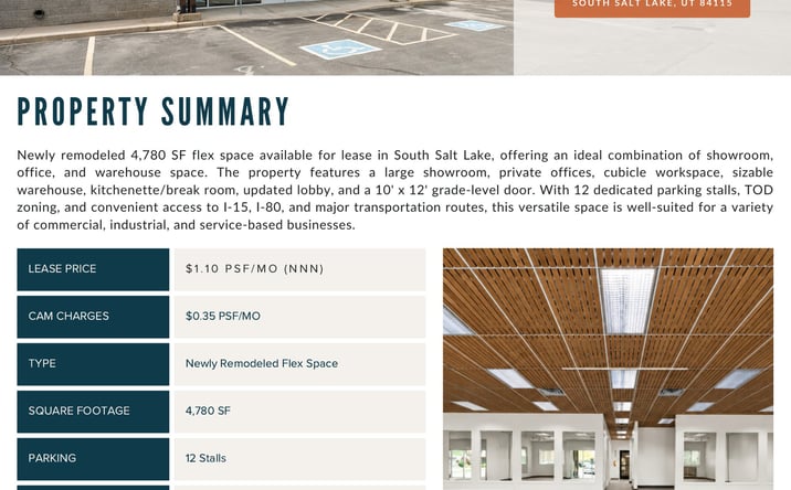 Pictures of Office, Industrial property located at 3540 South Main Street, South Salt Lake, UT 84115 for lease - image #1