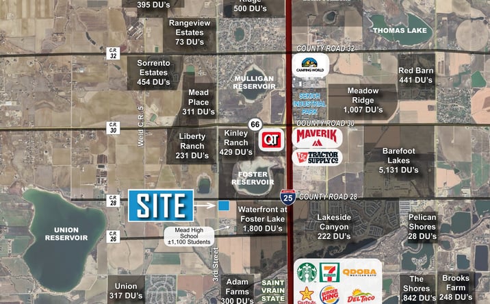 Pictures of Retail, Office, Land property located at Highway 28 & Highway 7, Mead, CO 80504 for lease - image #1