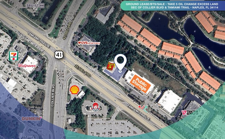 Pictures of Retail, Land property located at SEC of Collier Blvd & Tamiami Trail, Naples, FL 34114 for lease - image #1